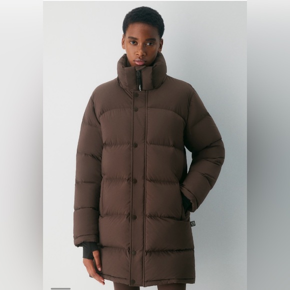 Aritzia Jackets & Blazers - Aritzia The Super Puff Mid cliMATTE Rich Mocha Brown - Small